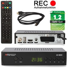 SAT Receiver Opticum S-BOX mit PVR Digital FullHD USB HDMI Scart 1080p Sat Tuner