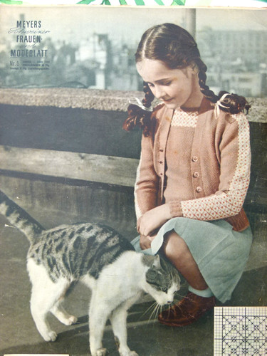 Altes modeheft von 1950 - , mit