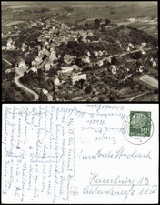Ansichtskarte Homberg (Ohm) Luftbild Fliegeraufnahme 1957
