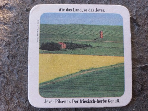Bierdeckel jever pilsener - bierdeckel:,
