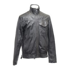 G-Star Raw, Lederjacke, Herren, Größe: XL, Grau, Baumwolle/Polyester -AET