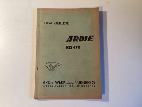 Ardie ersatzteilkatalog 175 - ardie,