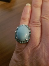 Amazonitring, Silberring 925/-