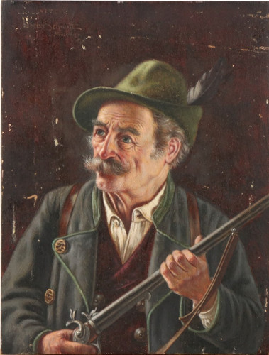 Oskar schmitt ölbild gemälde - oskar,