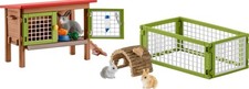 Schleich Kaninchenstall Hasenstall Bauernhof 42420 Farm World NEU OVP