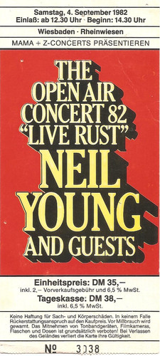 Neil young live rust tour - young,