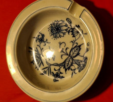 Meissen Teller Ascher blau