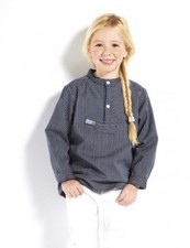 modAS Fischerhemd im Finkenwerder Stil Gr. 74/80 - 158/164