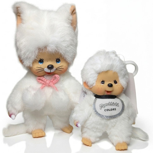 Monchhichi white girls - 8",