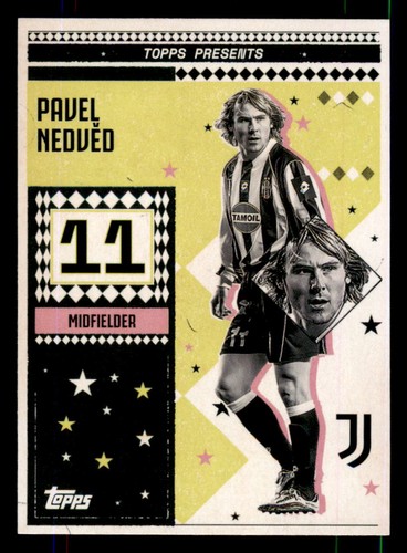 Pavel nedvěd topps juventus - pavel,