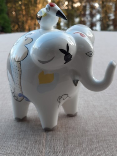 Porzellanfigur elefant - porzellanfigur"elefant, m