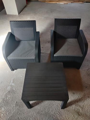 Terrasse garnitur sessel mit - garnitur-2,