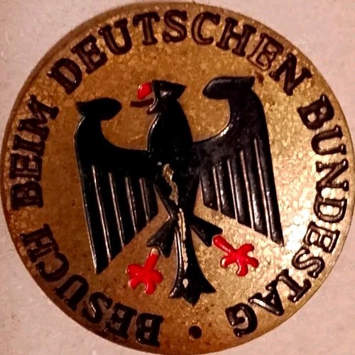 Runder anstecker pin - anstecker, deutscher