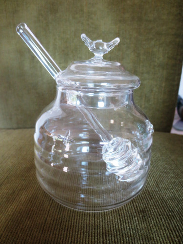 Honigglas topf mit - honigglas,
