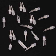 50 Stück PL9823 F5 5mm RGB LED runden P9823 Chipsatz innen Vollfarb LED