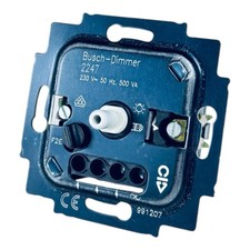 Busch-Jaeger 2247U Dimmer 500 W/VA Einsatz für NV-Halogen / 6512-0-0057 / 2247 U