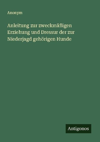 Anleitung zur zweckmäßigen