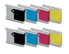 8 x Patrone für Brother DCP-135C DCP-150C MFC-235C MFC-260C / LC-970 BK/C/M/Y