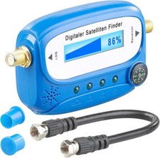 NEU Satellitenfinder digital LCD Tonsignal Kompass für Wohnwagen Wohnmobil TV