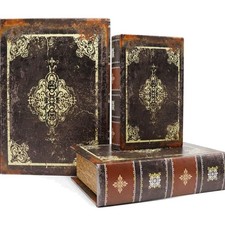 Buchattrappe Box Set 3 Stück