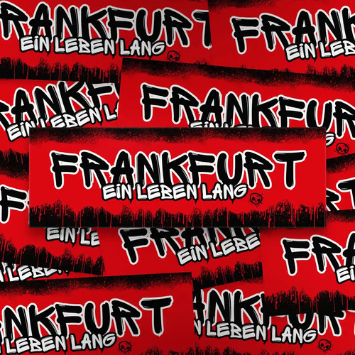100x frankfurt aufkleber - frankfurt, aufkleber/