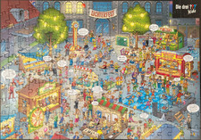 Die Drei ??? Krimi Puzzle 200 Teile - Spuk auf dem Schulfest - komplett - Rätsel