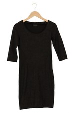 OUI Etuikleid Damen Gr. 36/S Schwarz Business Elegant Midikleid Viskose