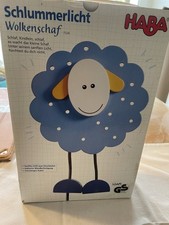 HABA Kinder-Wandlampe aus Holz, als blaues Schäfchen , gebraucht
