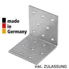 Lochplatten-Winkel Winkelverbinder Stuhlwinkel Holzverbinder 2mm mit Zulassung
