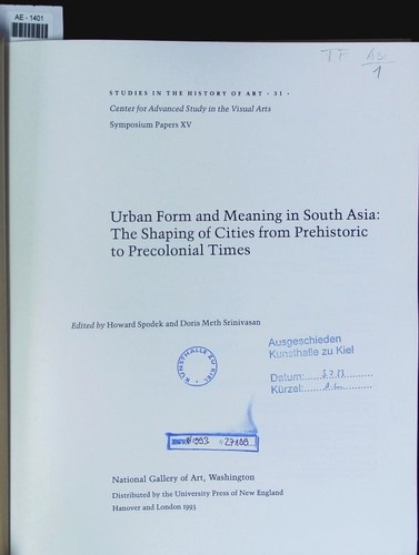 Urban form and meaning - form, in