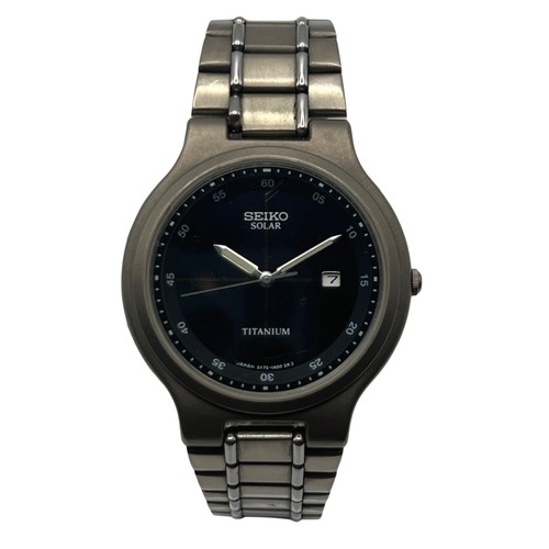 Seiko solar titanium 5y75 1a00 - titanium, 5y75-1a00