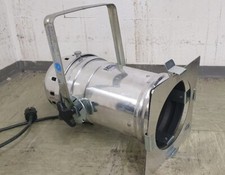 Bühnenscheinwerfer PAR56 long, chrome, mit Lampe 300W + Stecker, made in Italy!