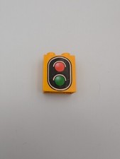 Lego Duplo Motivstein Ampel Verkehrsampel Eisenbahn 1x2x2 4066pb276 orange gelb 