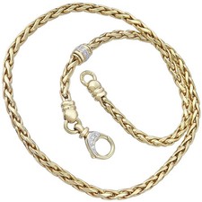 Diamond 585 Yellow Gold Chain