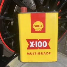 Shell X-100 Öldose gelb 60er