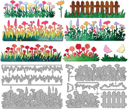 Wildblumen gras metall - wildblumen,
