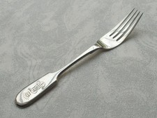 *RAR* Seltene Dessertgabel in 84 / 875 Silber Russland um 1900 mit Adelskrone