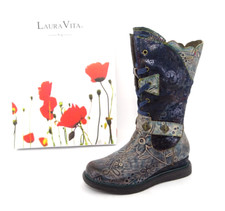 Laura Vita ERCNAULTO Stiefel Stiefeletten Boots Damenstiefel Schuhe Leder Gr. 36