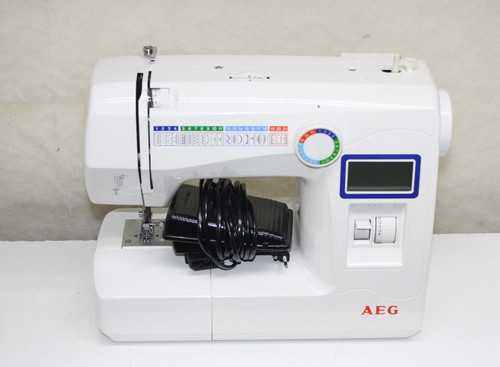 Nähmaschine aeg 11227 mit lcd - mit,