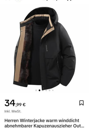 Herren winter jacke - herren,