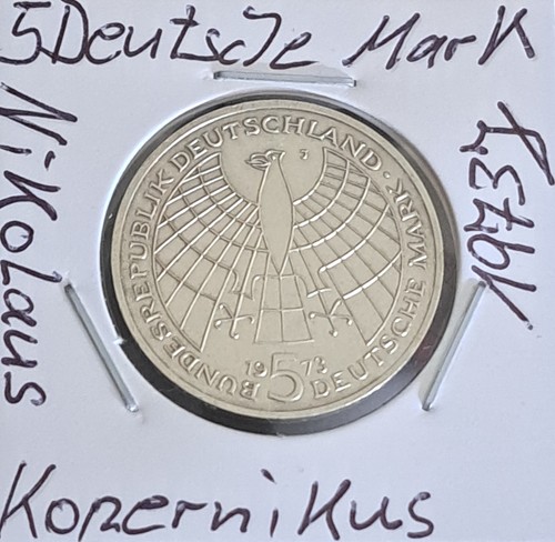 Silbermünze 1973 j brd - dm,