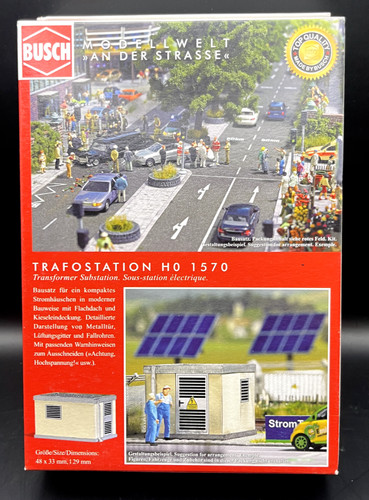 Busch 1570 trafostation - busch, h0