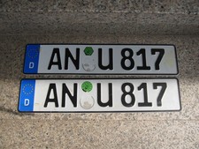 Alte KFZ Kennzeichen