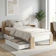 Holzbett 90x200 Einzelbett mit