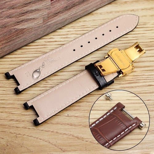 Echt leder uhrenarmband - leder,