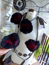 ++ Lagenlook ++ Kette Filzkette 3  ++