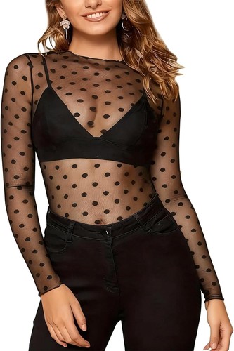 Mesh oberteil damen - mesh-oberteil,