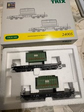 Trix 24005 Schwerlastwagen Set  „Thermohauben“, 6-Achser , Kurzkupplung, OVP