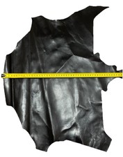 Lederhaut Schwarz Echtleder