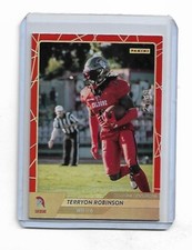 2023 Panini ELF - Red Parallel - Terryon Robinson - Cologne Centurions BA-6  /49